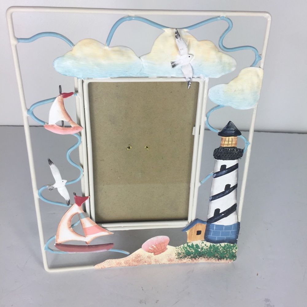 Beach Nautica Style Picture 4X6  Frame